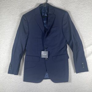 NEW Indochino Blazer Jacket Mens sz 35L Blue Luxury Sport Coat Lined NWT